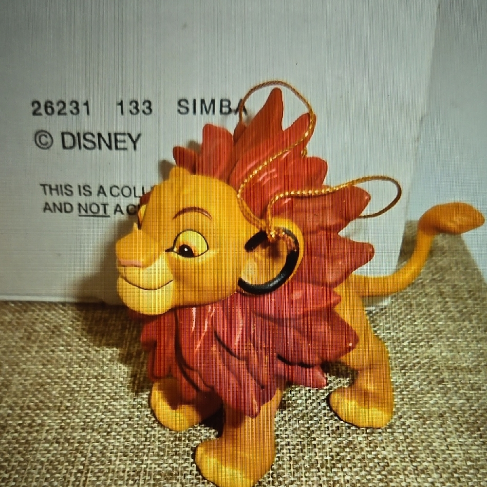 Vintage Disney Hallmark Simba The Lion King Ornament Released 1995 Excellent
